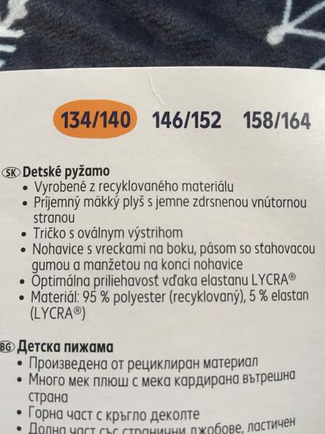 Dievčenské pyžamká č.122-140, kuniboo,134