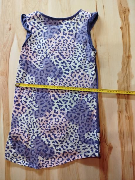 Fialové šaty/tunika, h&m,122