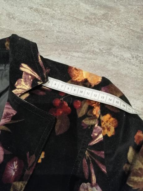 Kvetované sako v38 bavlna elastan, 38