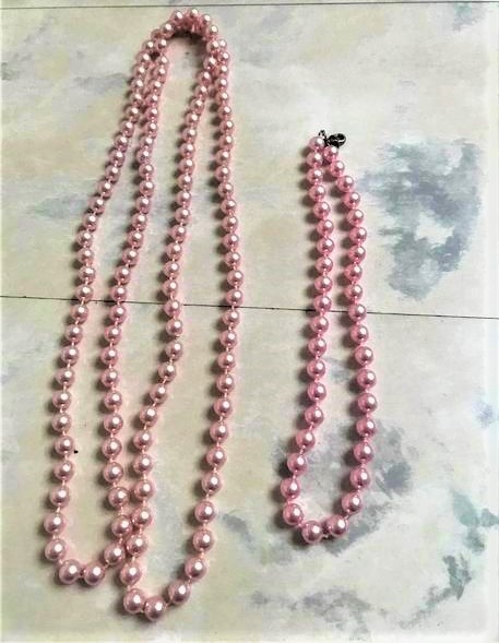 Perlové náhrdelníky 2 ks, 