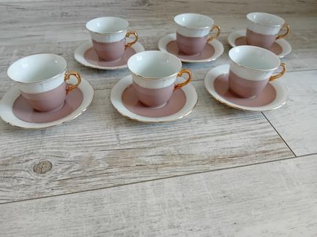 Porcelánová súprava 6x šálka s podšálkou, 