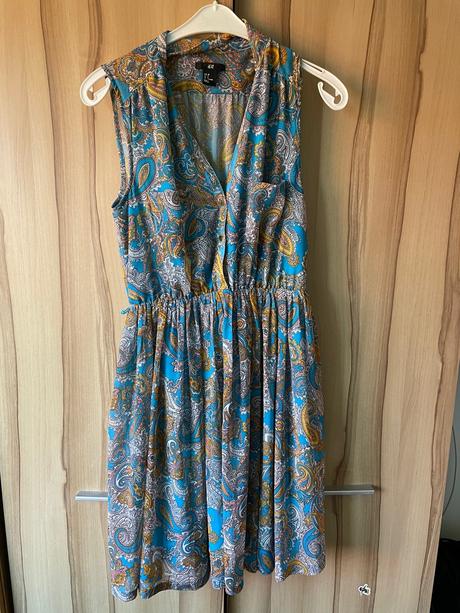 Kvetované šaty, h&m,36