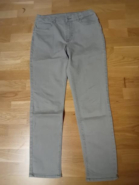 Slim fit rifle sivé, h&m,170