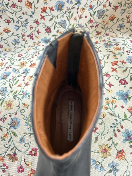 Topánky celokožené na platforme, 38