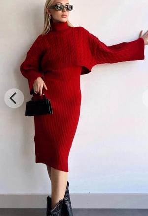 Dámske pletené šaty, m