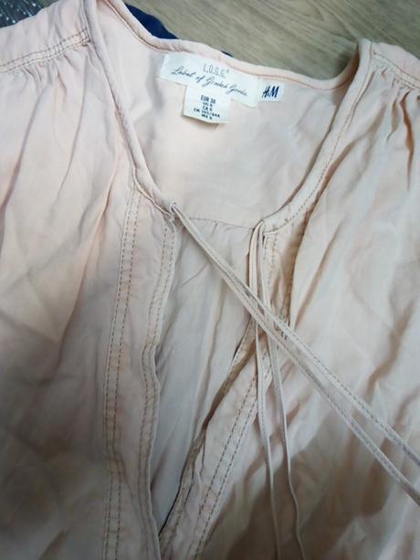 Parádna dlhšia blúzka z lyocelu s/m, h&m,m