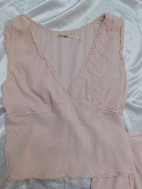 Luxusny hodvabny letny kostym, 38