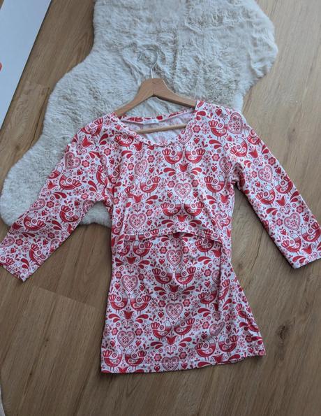 Tricko na dojčenie folk m, 