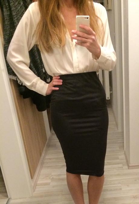 Sukňa efekt brúsenej kože, 36