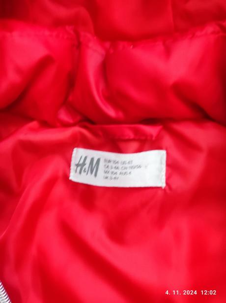 Prechodná bunda 104, h&m,104