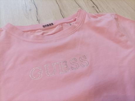 Tričko guess skylar ružová l, guess,l