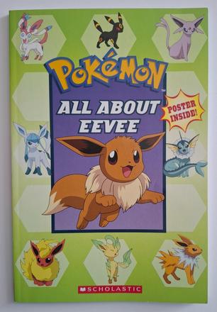 Knižka pokémon "all about eevee", 