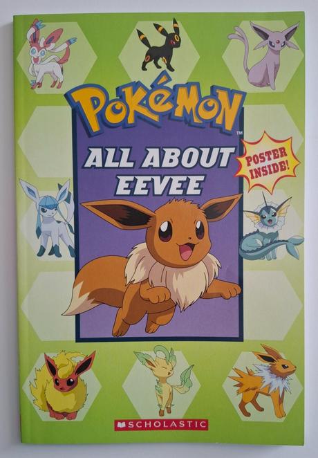 Knižka pokémon "all about eevee", 