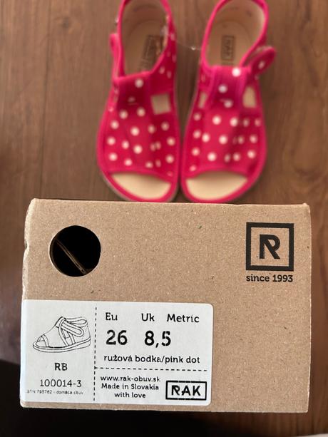 Papucky rak 26, rak,26