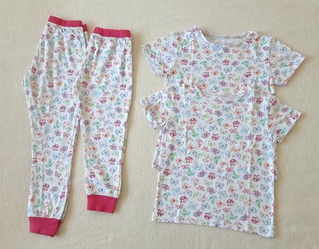 Motýlikové pyžamo veľ. 110, 104–116