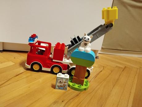 Lego duplo-hasičské auto, 