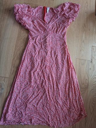 H&m letné šaty s puffovanymi rukavmi, h&m,40
