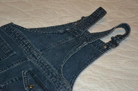 Perfektna stylova riflova suknicka na traky na3-5r, 104