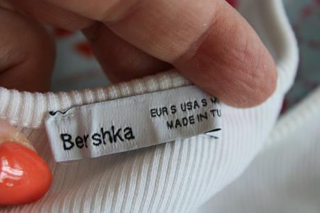 Bershka crop-top dvojvrstvove tielko, bershka,s