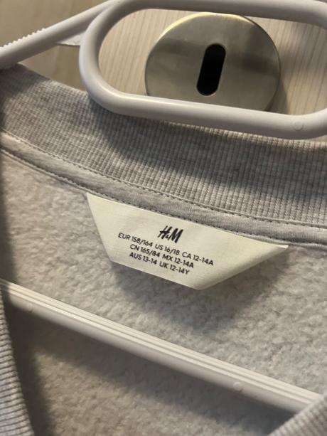 Mikina nenosena, h&m,158