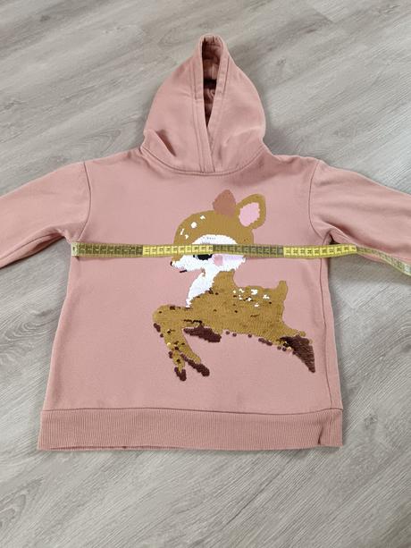 Mikina so srnkou, h&m,104