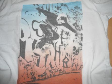 Biele chlapcenske tricko skate, 158