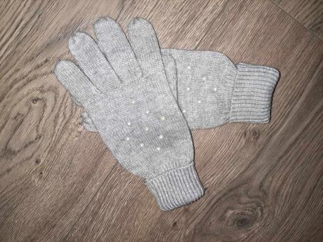 Rukavice zara s perlickami, zara