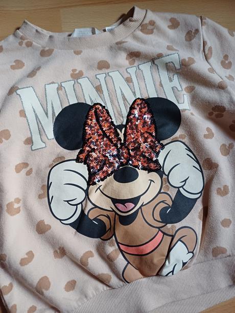 Minnie mikina 110/116, h&m,110