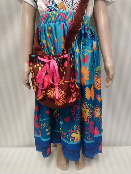 Kostým mirabel encanto šaty, set doplnkov, 128-140,