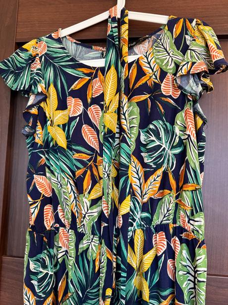 Viskozove saty s opaskom, f&f,38