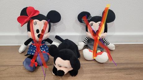 Plyšové bábiky, mackovia, zvieratká, 