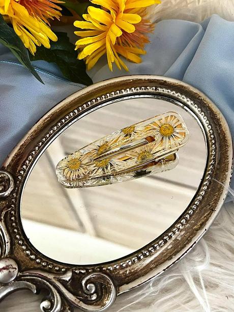 Ručne vyrobené živicové sponky do vlasov, 