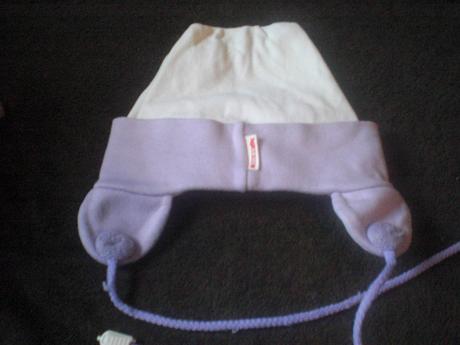 Fialová čiapka 80/86, 80