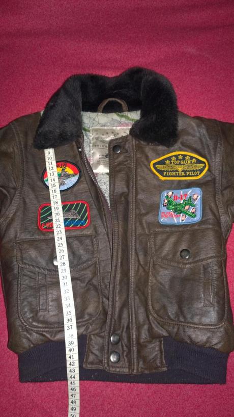 Letecká bunda s kožušinkou, zara,104