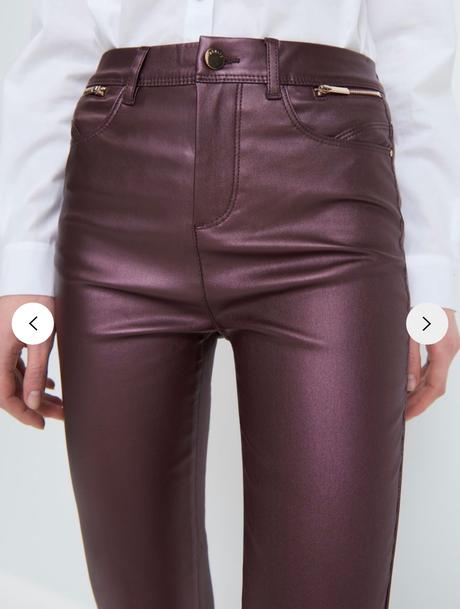 Metalické nohavice, mohito,xs