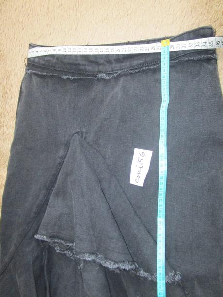 2622. romantická rifľová sukňa, s