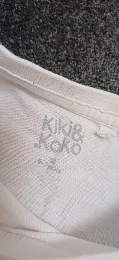 Bavlnene biele tricko unisex, 122