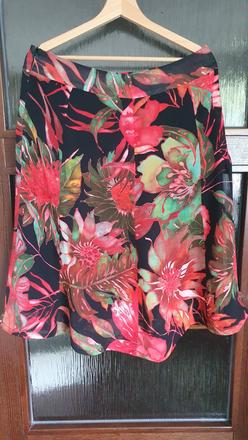 Vzorovaná sukňa, l