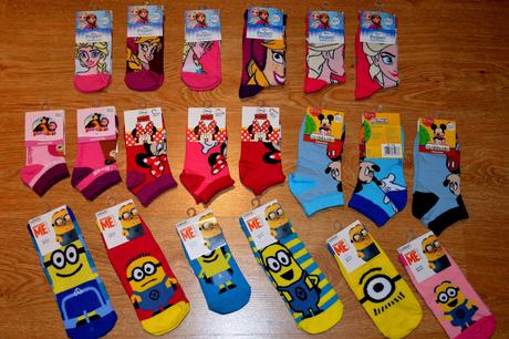 Detské rozprávkové ponožky mimoň, 17 - 35