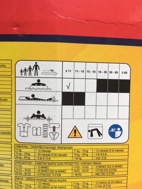 Plávacie koleso pre deti do cca 1 roku, 