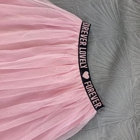 Ružová tylová suknička, 152