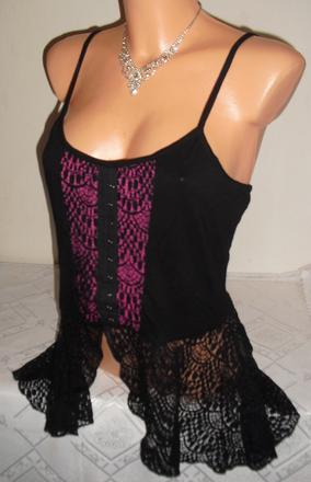 Body flirt sexy korzetovy topik, m