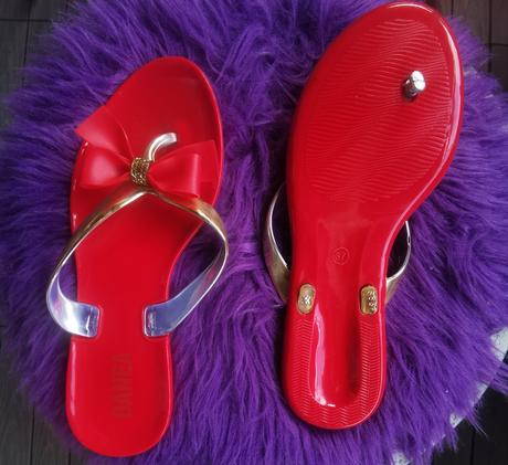 Žabky s mašličkou, 37