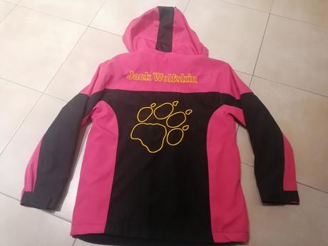 Bunda s mikinou 2v1, jack wolfskin,152