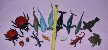 Zvieratká mix 17 kusov, 