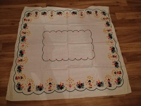 Retro vianočný obrus, 