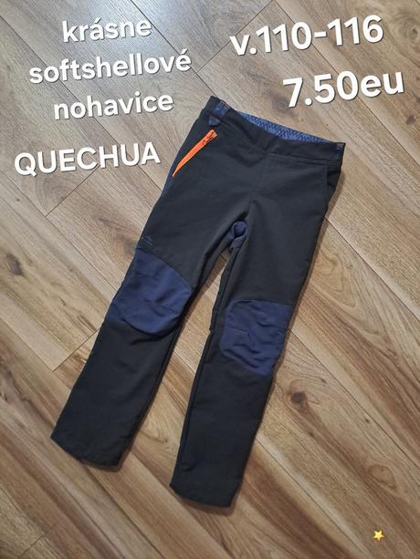 Softshellové nohavice, quechua,110