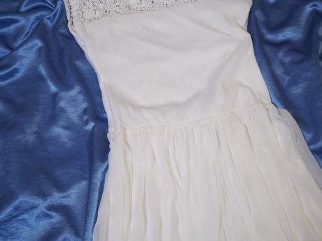 Dlhé biele letné šaty, 40