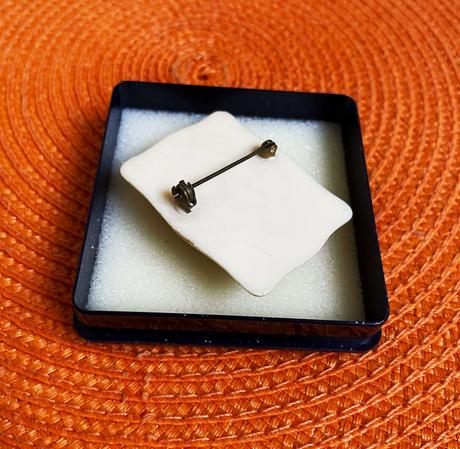 Starožitná kamej vintage brošňa,