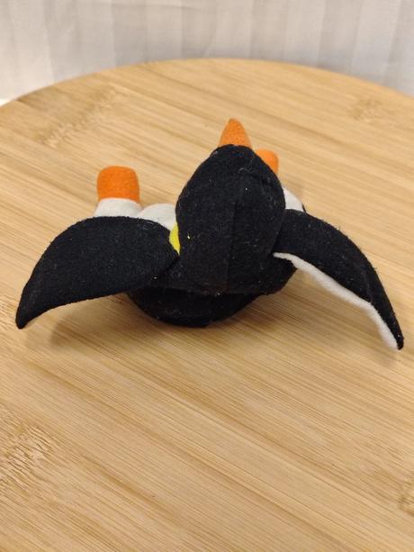 Retro plyšový tučniak waddle, mcdonald's, 10 cm, 